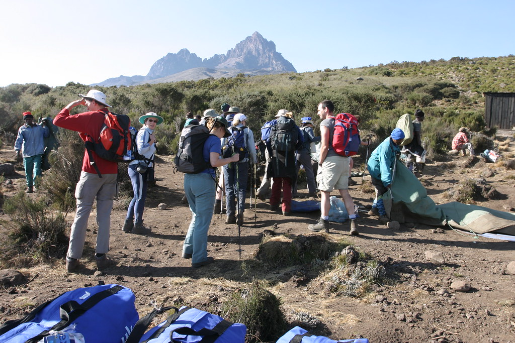 Mawenzi from Camp 2 (3600m) Rongai Route - Day 3