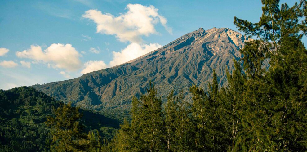 View of Mount Meru Arusha